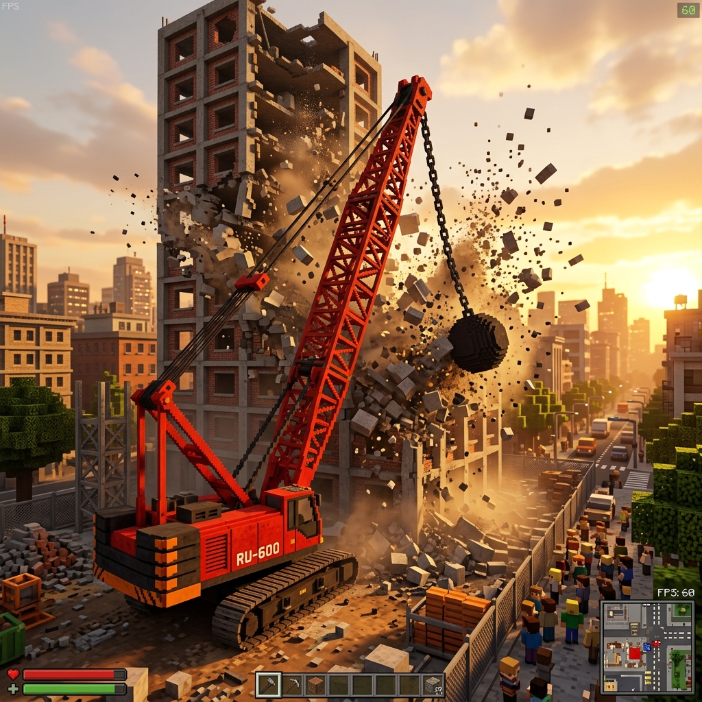Crane Crush Live gameplay