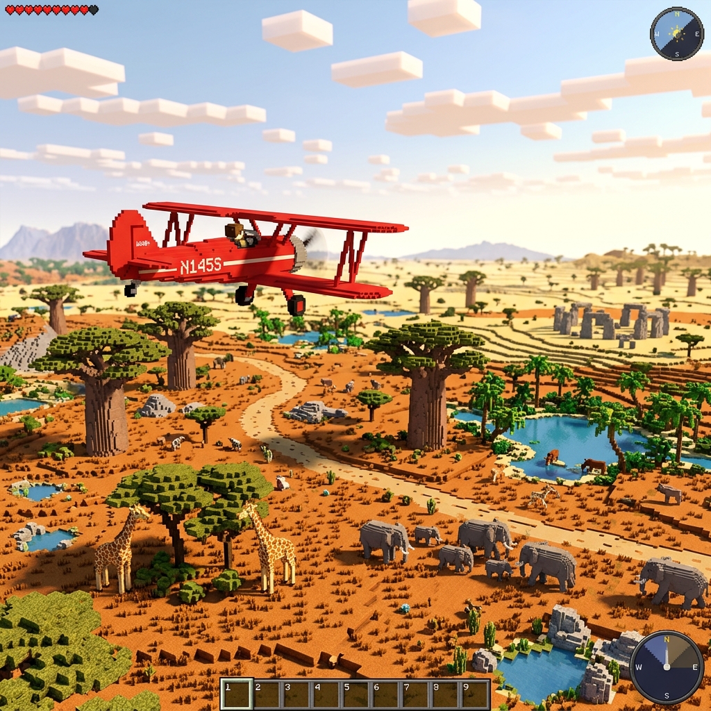 Savanna Sky Rescue gameplay